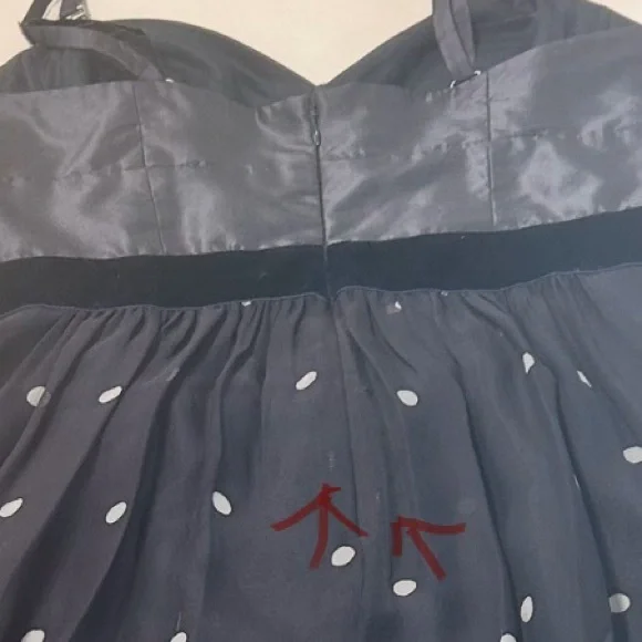 Rebecca Taylor Blue Floral Mini Dress Size 4 - Picture 13 of 14